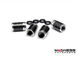 Jaguar Custom Valve Caps - Growler - Carbon Fiber